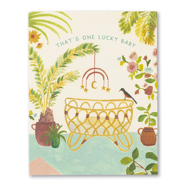 ONE LUCKY BABY CARD