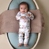 FARM ORGANIC ZIP ROMPER