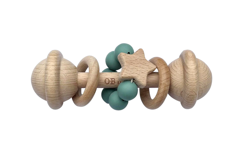 WOODEN RATTLE TOY - OCEAN