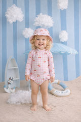 GIRLS SWIMSUIT - CHERRY BLOOM