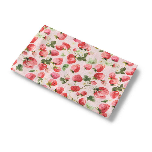 STRAWBERRY ORGANIC MUSLIN WRAP