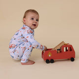 TO THE RESCUE ORGANIC ZIP ROMPER