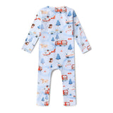 TO THE RESCUE ORGANIC ZIP ROMPER
