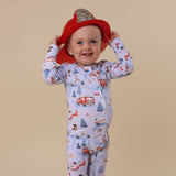 TO THE RESCUE ORGANIC ZIP ROMPER