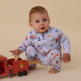 TO THE RESCUE ORGANIC ZIP ROMPER