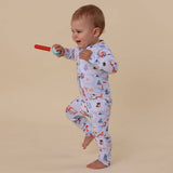 TO THE RESCUE ORGANIC ZIP ROMPER