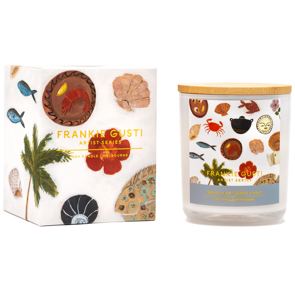 OLIVE LEAF, CITRUS & SALT ARTIST SERIES CANDLE