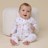 GARDEN FRIENDS ORGANIC ZIP ROMPER