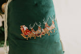 DELUXE EMBROIDERED SANTA SACK - SANTA'S SLEIGH