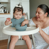 SILICONE BOWL & SPOON - MINT