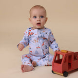 TO THE RESCUE ORGANIC ZIP ROMPER