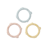 Loulou Lollipop Teething Ring Set Pastel