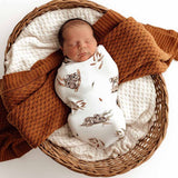 KOALA ORGANIC SWADDLE & BEANIE SET