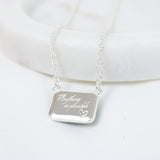 ASTERIA NECKLACE - SILVER & AFRICAN JADE