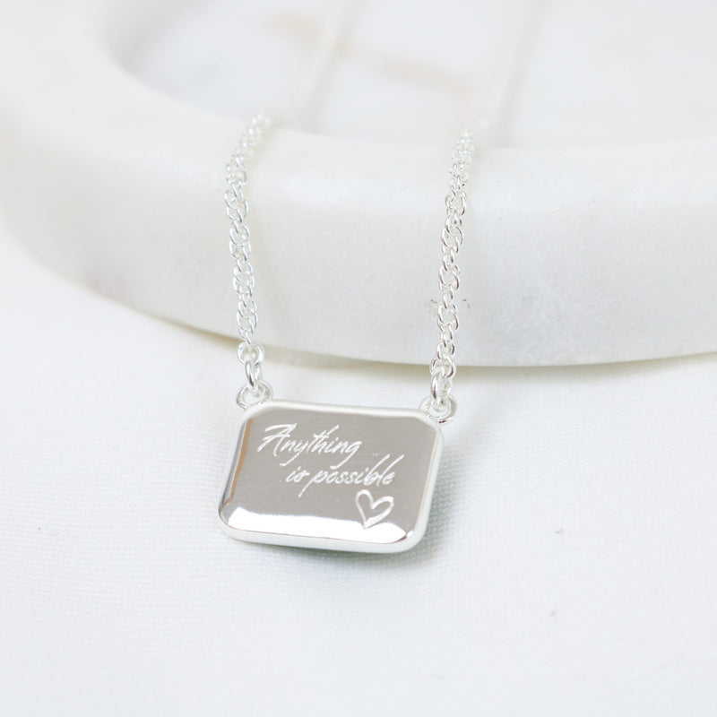 ASTERIA NECKLACE - SILVER & AFRICAN JADE