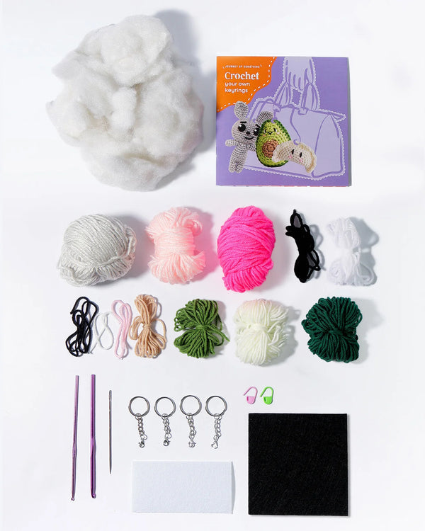 CROCHET YOUR OWN KEYRINGS