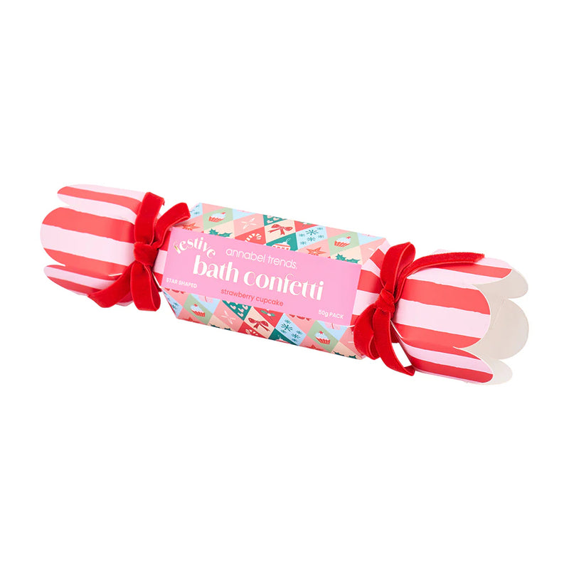 BATH CONFETTI BON BON - STRAWBERRY CUPCAKE
