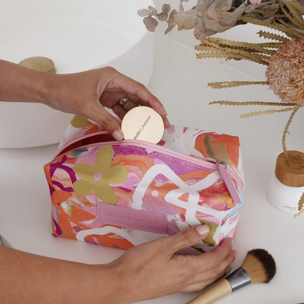 BOX MAKEUP BAG - IVY