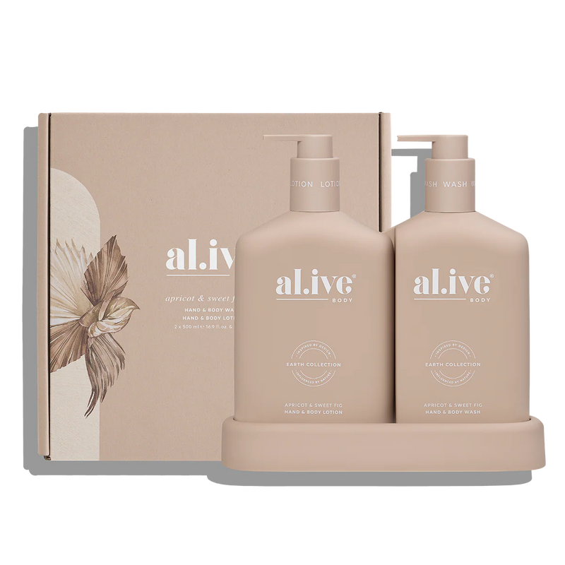 WASH & LOTION DUO - APRICOT & SWEET FIG