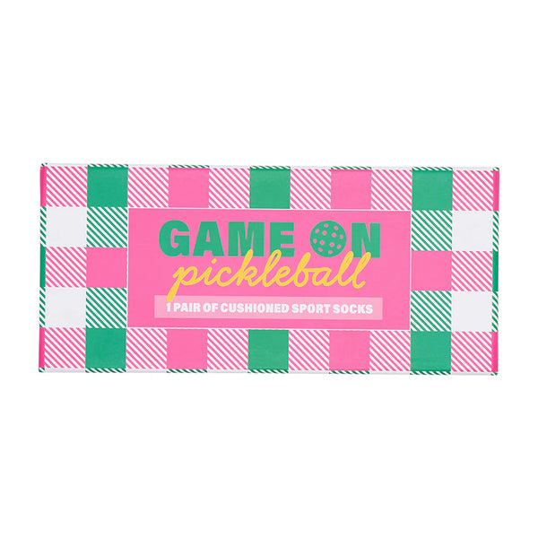 BOXED SOCKS - PICKLEBALL GAME ON