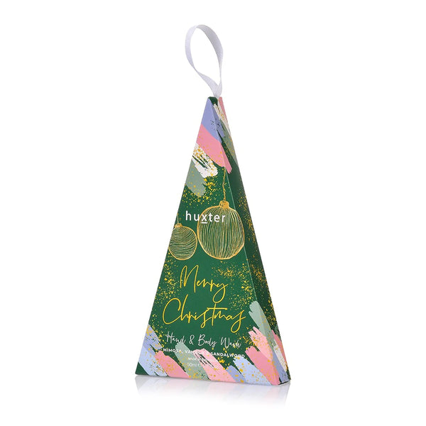 BODY WASH HANGING TRIANGLE 'MERRY CHRISTMAS'