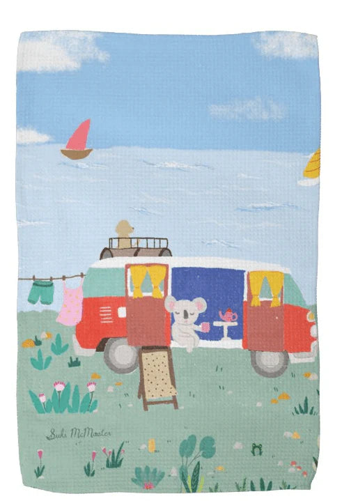 KOALA & KOMBI TEA TOWEL