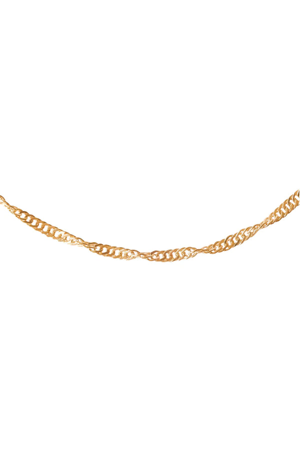 SINGAPORE CHAIN - GOLD FILLED - 45cm
