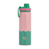 STAINLESS STEEL WATER BOTTLE - MUSK/GREEN