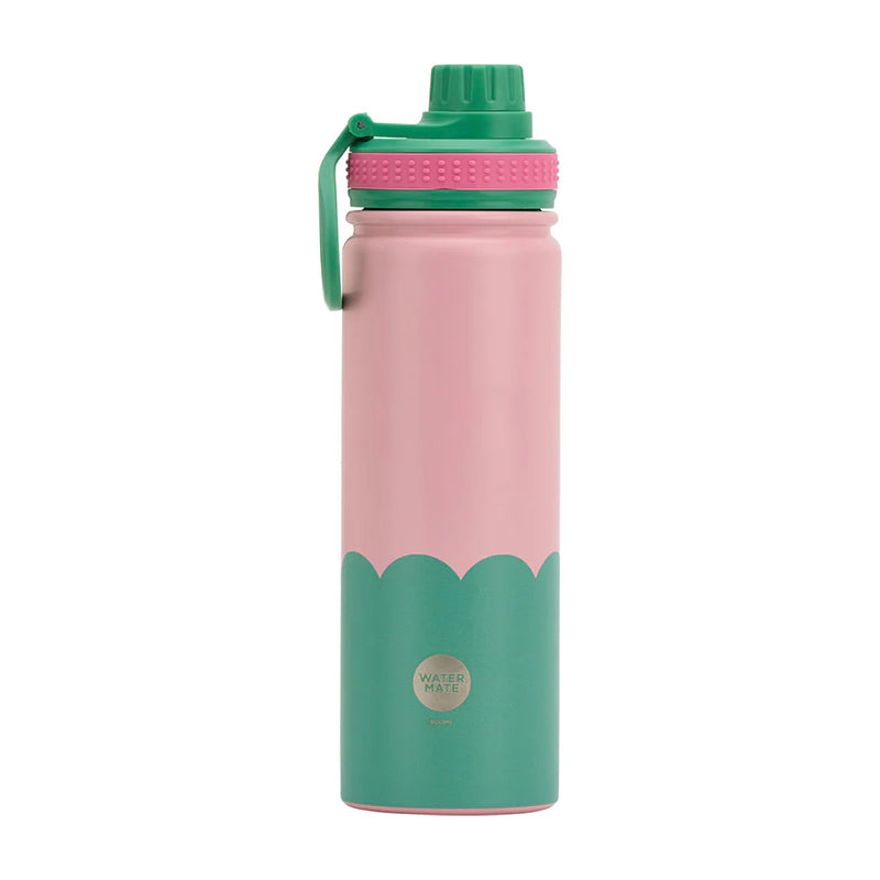 STAINLESS STEEL WATER BOTTLE - MUSK/GREEN