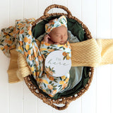 CITRUS SQUEEZE ORGANIC MUSLIN WRAP
