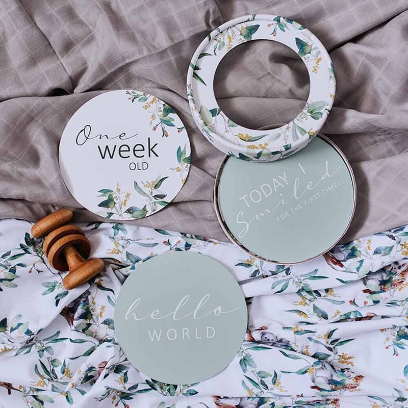 MILESTONE CARDS - EUCALYPT & SAGE