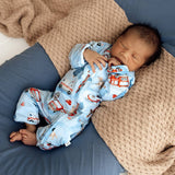 TO THE RESCUE ORGANIC ZIP ROMPER