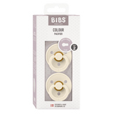 BIBS Colour Dummies Ivory Round 2 pack