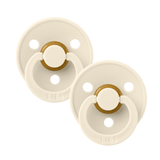 BIBS Colour Dummies Ivory Round 2 pack