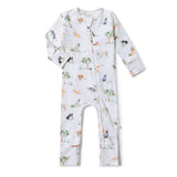 DOG PARK ORGANIC ZIP ROMPER