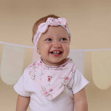 TEA PARTY ORGANIC DRIBBLE BIB