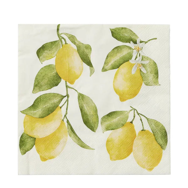 LEMON BRANCH PAPER NAPKIN 20PK