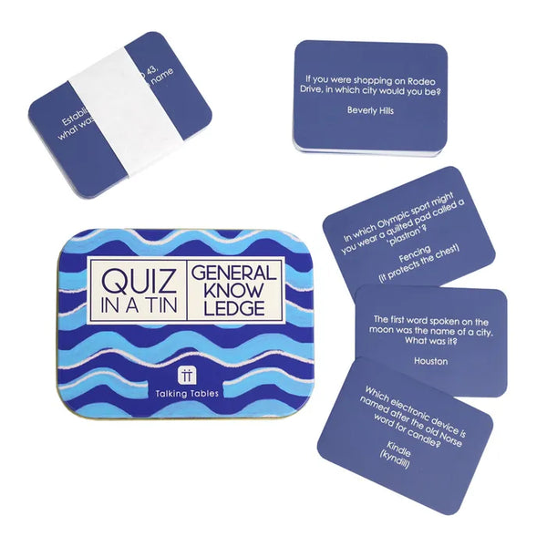QUIZ IN A TIN - GENERAL KNOWLEDGE