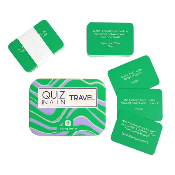 QUIZ IN A TIN - TRAVEL