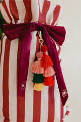 HEIRLOOM SANTA SACK - MULBERRY STRIPE