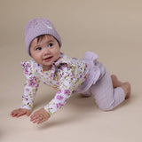 LAVENDER ORGANIC KNIT BEANIE