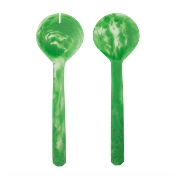 KIP RESIN SALAD SERVERS - EMERALD