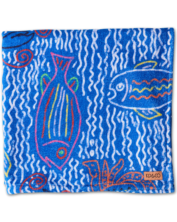 BEACH TOWEL - THE DEEP BLUE