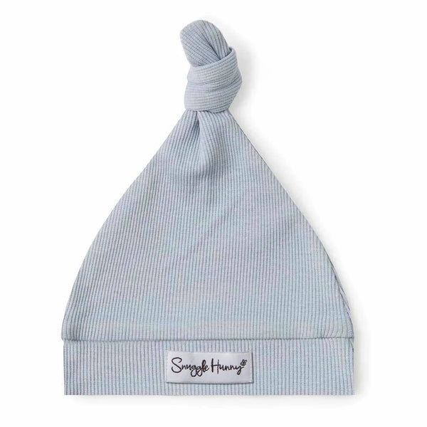 ZEN RIBBED ORGANIC KNOTTED BEANIE