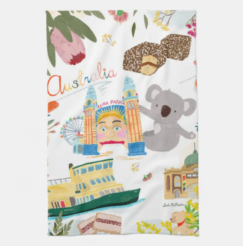 AUSTRALIANA TEA TOWEL