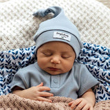 ZEN RIBBED ORGANIC KNOTTED BEANIE