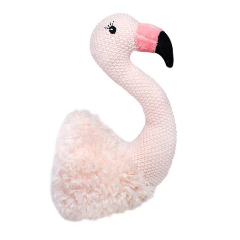 FLOSSIE FLAMINGO WALL MOUNTED HEAD