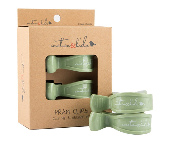PRAM CLIPS - SAGE PAIR