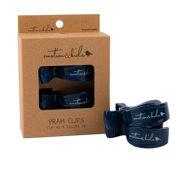 PRAM CLIPS - NAVY PAIR