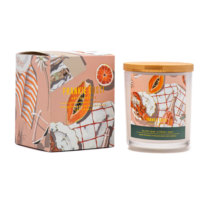 OLIVE LEAF, CITRUS & SALT ARTIST SERIES CANDLE